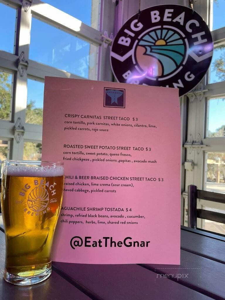 Big Beach Brewing - Gulf Shores, AL menu_pic