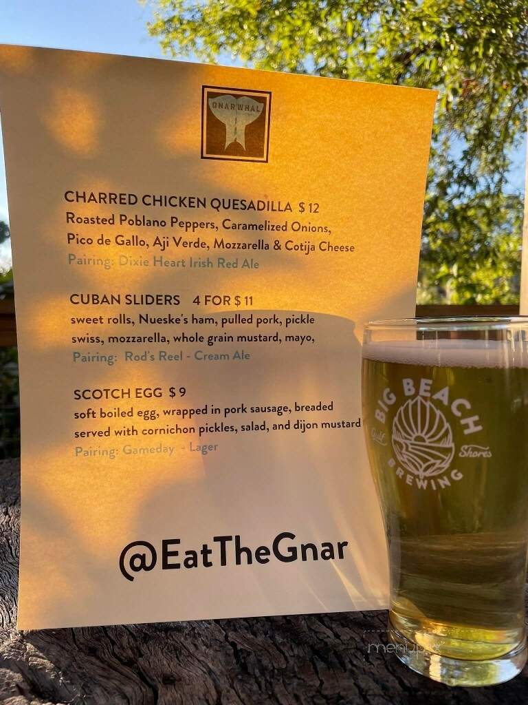 Big Beach Brewing - Gulf Shores, AL menu_pic