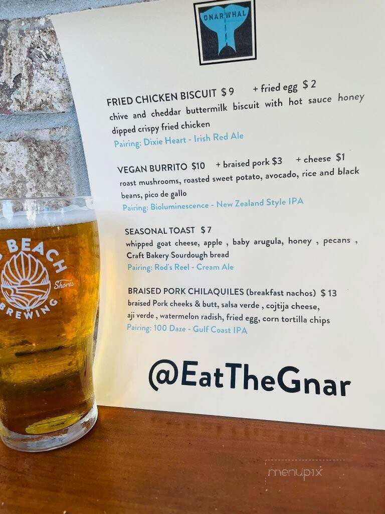 Big Beach Brewing - Gulf Shores, AL menu_pic