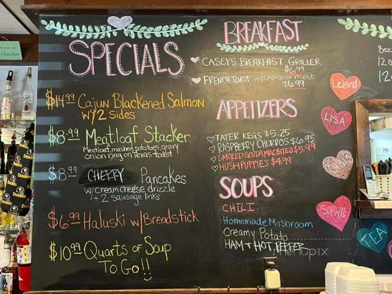 Casey's Restaurant & Lounge - Oil City, PA menu_pic