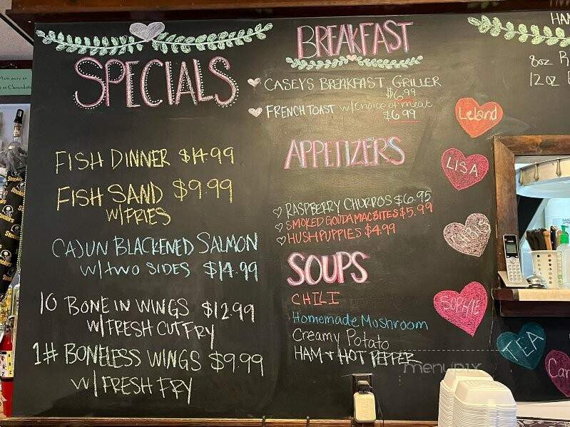 Casey's Restaurant & Lounge - Oil City, PA menu_pic