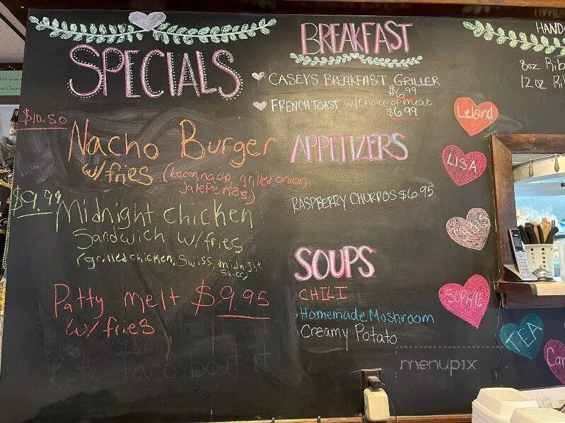 Casey's Restaurant & Lounge - Oil City, PA menu_pic