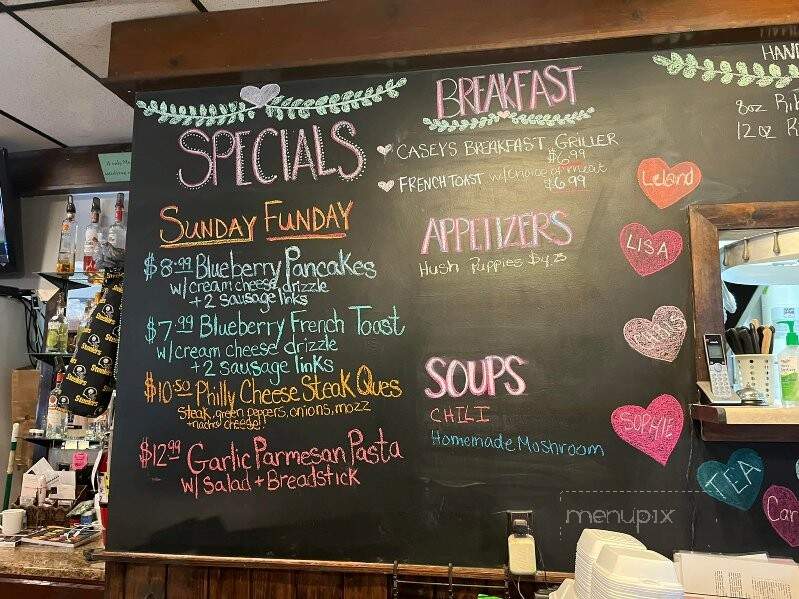 Casey's Restaurant & Lounge - Oil City, PA menu_pic