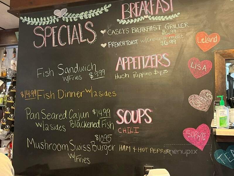 Casey's Restaurant & Lounge - Oil City, PA menu_pic