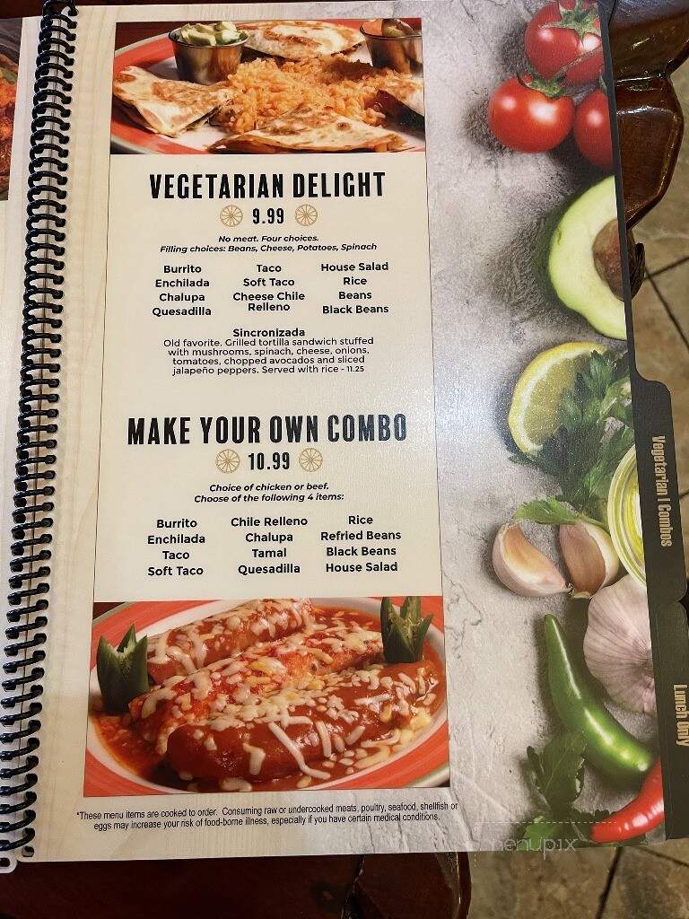 Mi Carreta Mexican Grill - South Boston, VA menu_pic