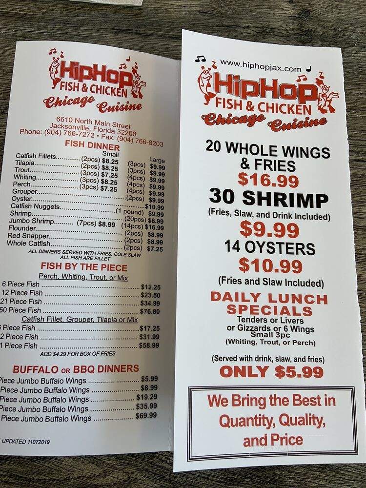 Hip Hop Fish and Chicken - Jacksonville, FL