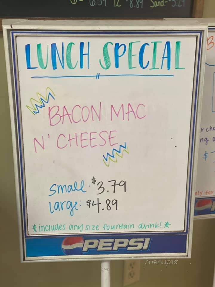 Hogan's Hut - Stow, NY menu_pic