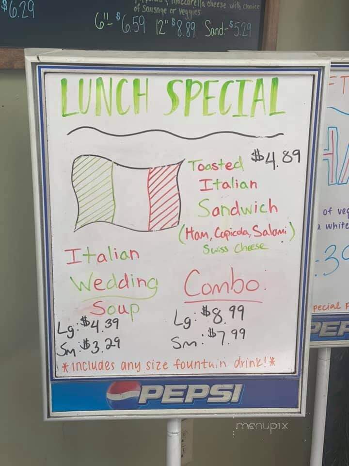 Hogan's Hut - Stow, NY menu_pic