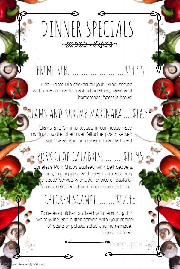 John's Italian Restaurant - Greentown, PA menu_pic