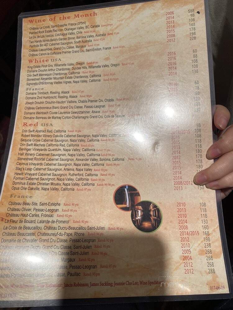 Kirin Seafood Restaurant - Richmond, BC menu_pic