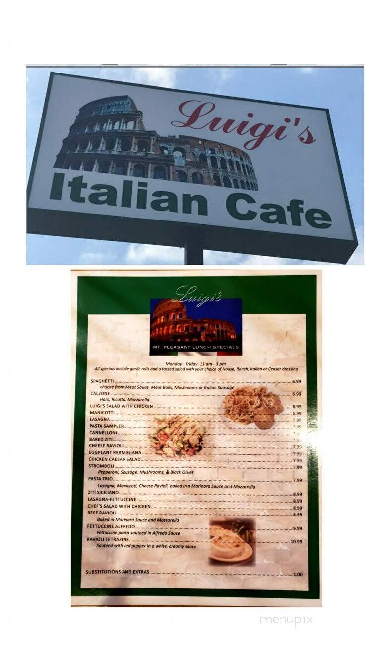 Luigi's Italian Cafe - Mount Pleasant, TX