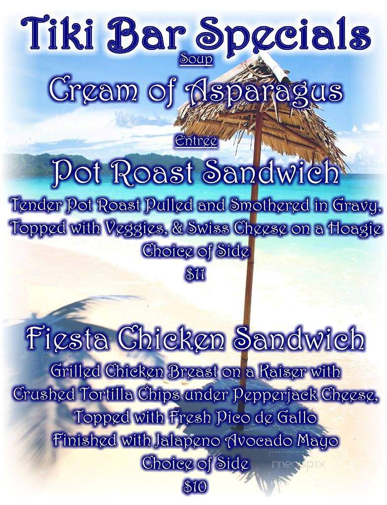 Paseo Tiki Bar - Fort Myers, FL menu_pic