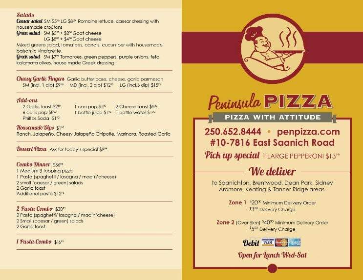 Peninsula Pizza - Saanichton, BC