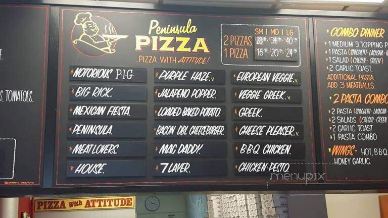 Peninsula Pizza - Saanichton, BC menu_pic