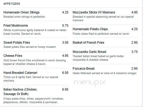 Theo's Italian & Family - Jonesville, NC menu_pic
