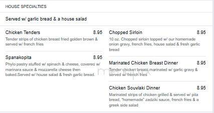 Theo's Italian & Family - Jonesville, NC menu_pic