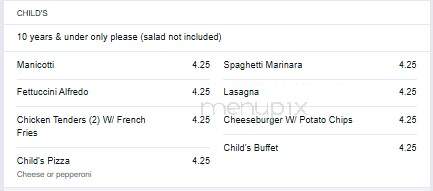 Theo's Italian & Family - Jonesville, NC menu_pic