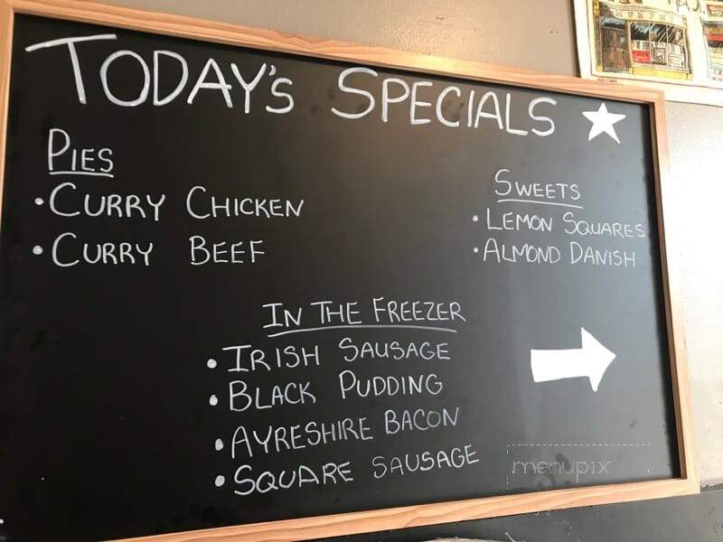 Preston Pies - St Catharines, ON menu_pic