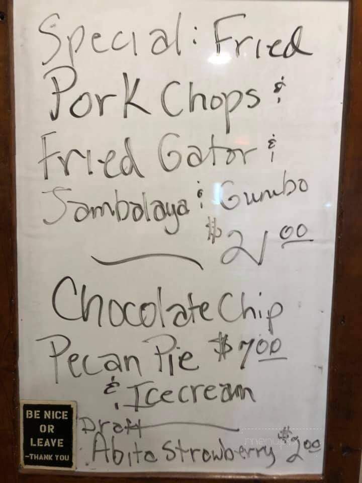 Cajun Connection - Utica, IL menu_pic