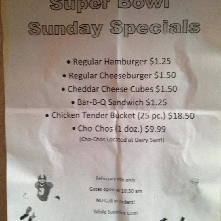 Schell's - Temple, PA menu_pic