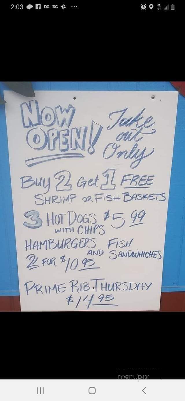 Bayport Inn - Weeki Wachee, FL menu_pic