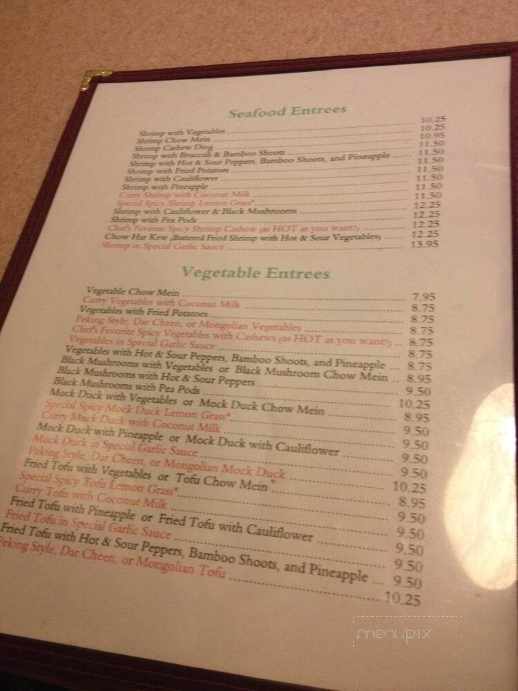 Taste Of Saigon - Duluth, MN menu_pic