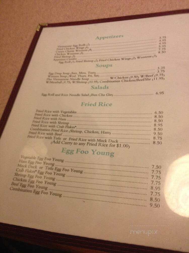 Taste Of Saigon - Duluth, MN menu_pic