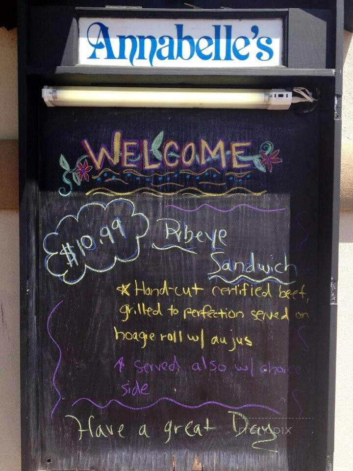 Annabelle's Restaurant - New Bern, NC menu_pic