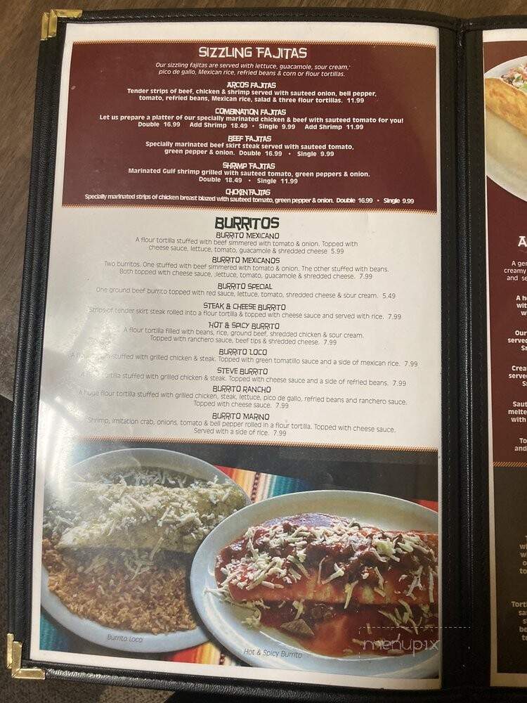 Los Arcos Mexican Restaurant - Bristow, OK menu_pic