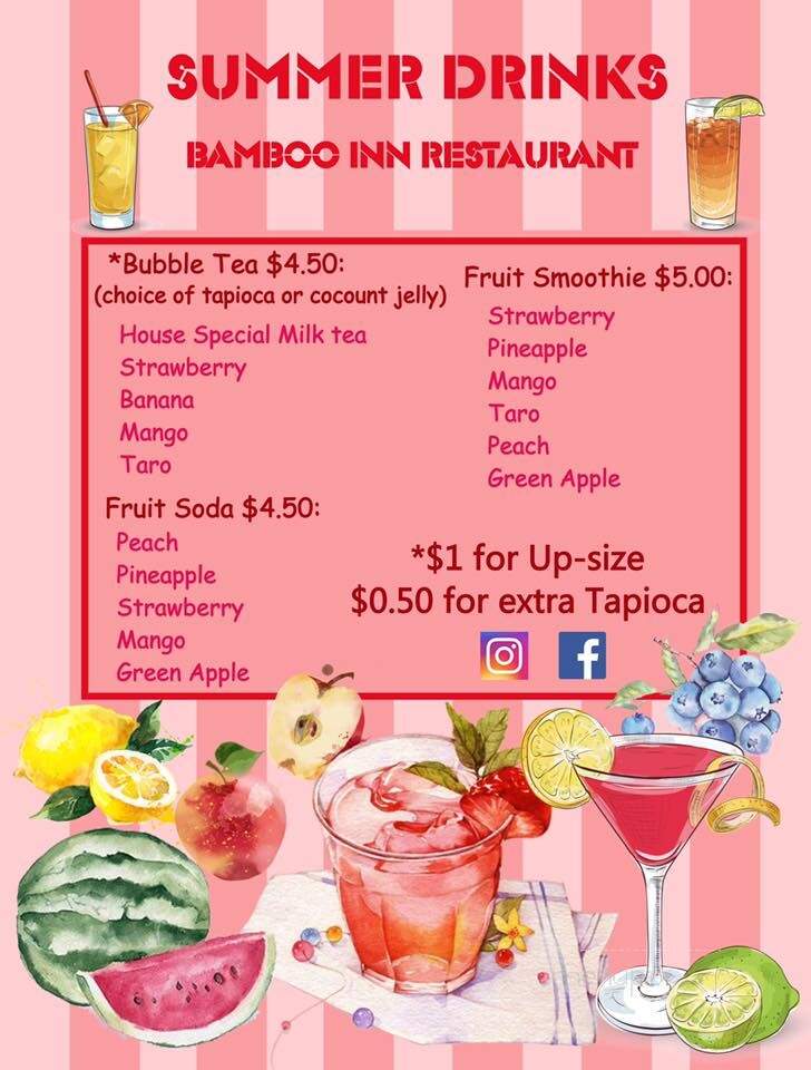 Bamboo Inn Restaurant - Comox, BC menu_pic