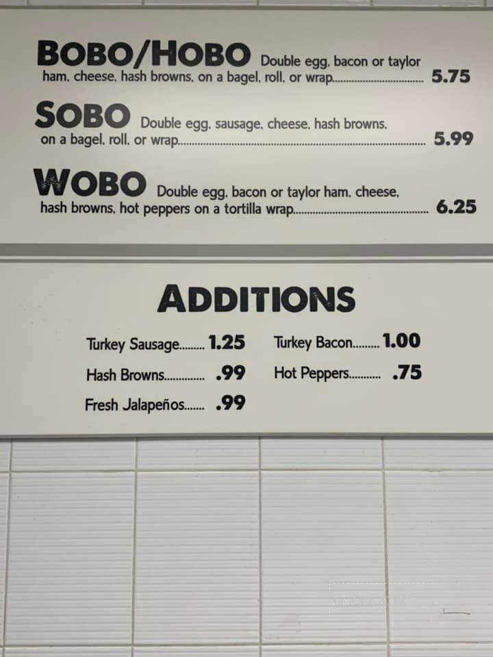 Butterworths Bagel Bakery - Old Tappan, NJ menu_pic
