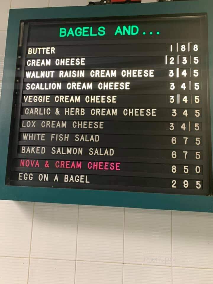 Butterworths Bagel Bakery - Old Tappan, NJ menu_pic