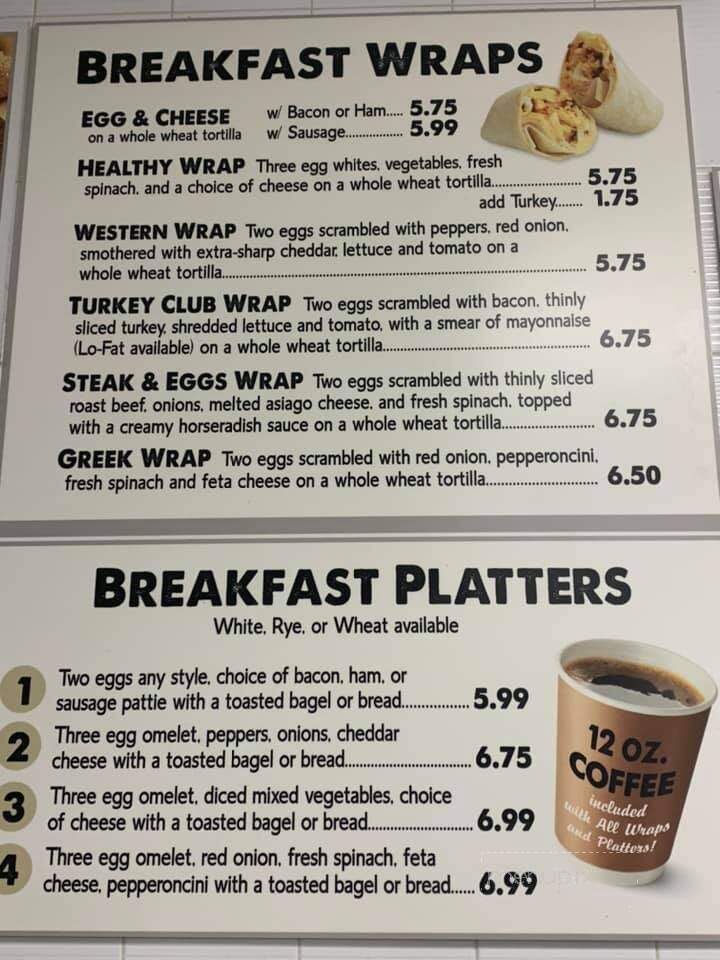 Butterworths Bagel Bakery - Old Tappan, NJ menu_pic
