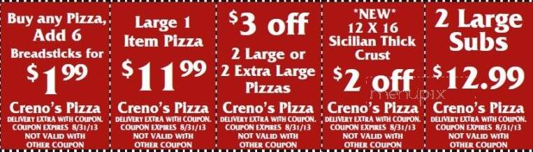 Creno's Pizza - Cambridge, OH