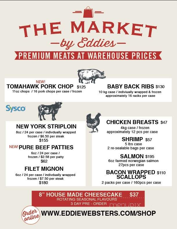 Eddies Neighbourhood Grill & Bar - Estevan, SK menu_pic
