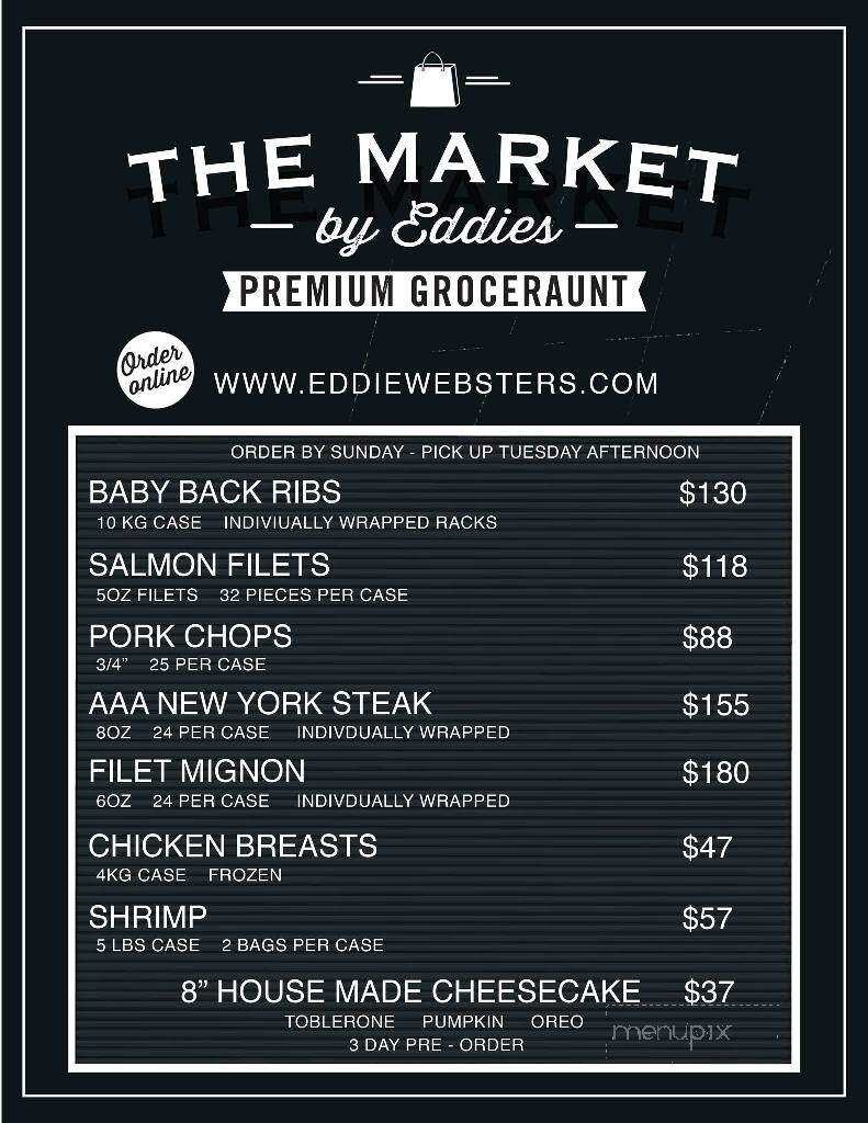 Eddies Neighbourhood Grill & Bar - Estevan, SK menu_pic