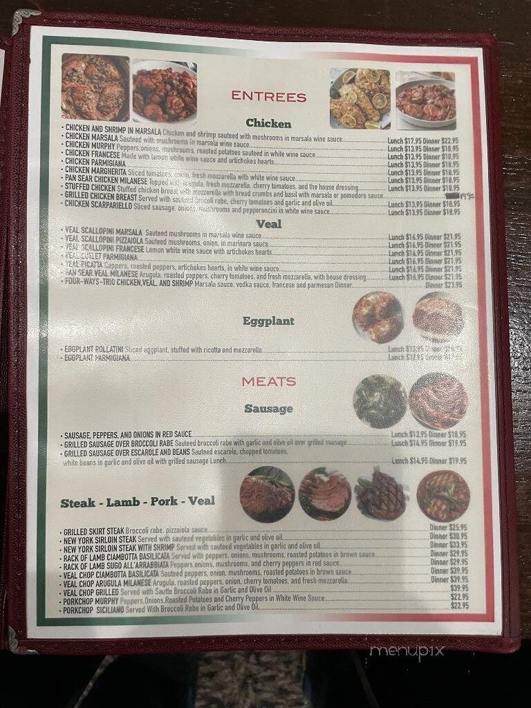 Lorenzo's Family Restaurant - Garwood, NJ menu_pic
