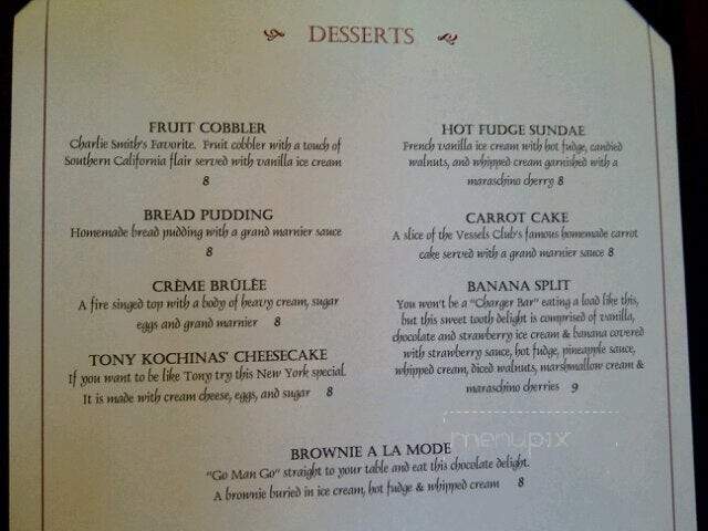 Los Alamitos Vessels Club - Cypress, CA menu_pic