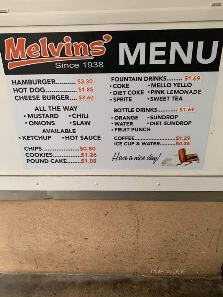 Melvin's Hamburgers & Hot Dogs - Elizabethtown, NC