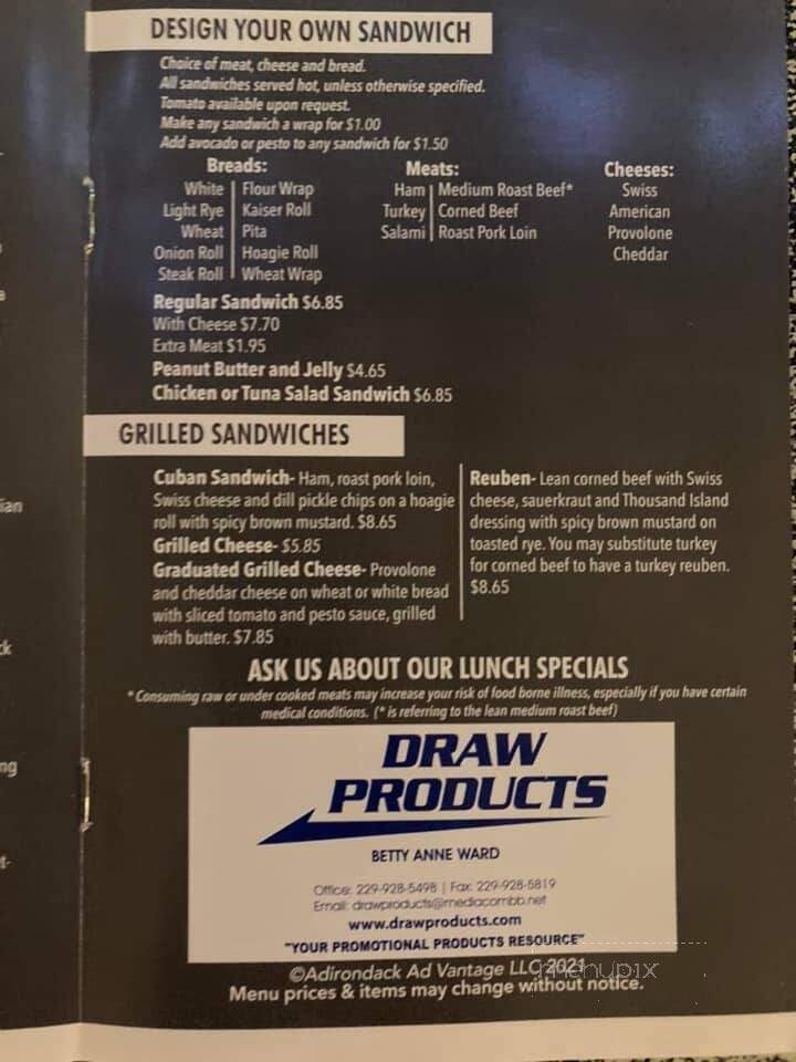 Pat's Place - Americus, GA menu_pic
