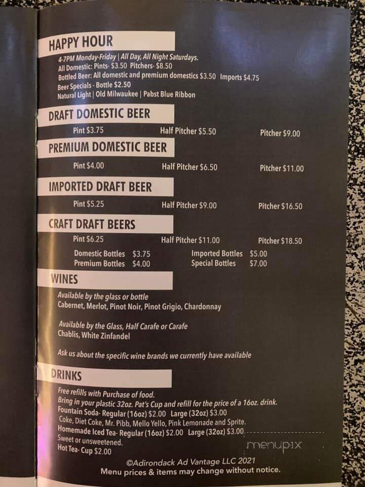 Pat's Place - Americus, GA menu_pic