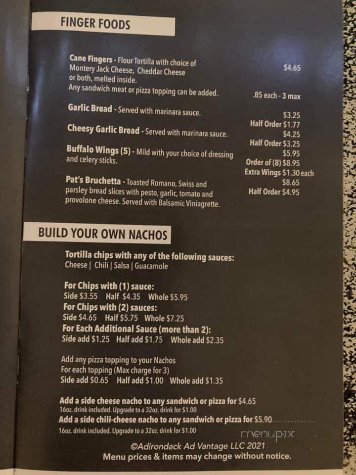 Pat's Place - Americus, GA menu_pic