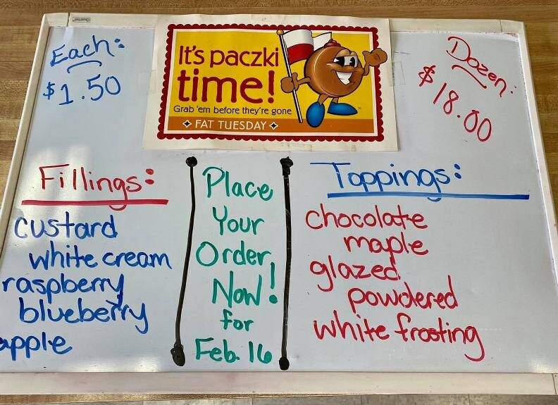 Renzema's Bakery - Parchment, MI menu_pic