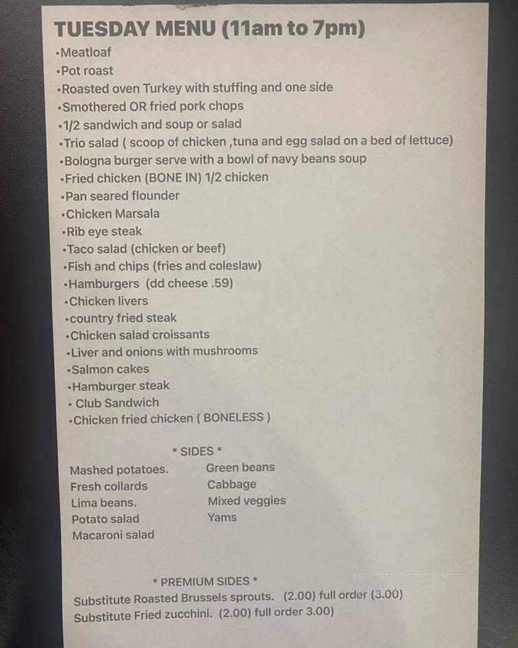 Southern Taste Diner - North Chesterfield, VA menu_pic