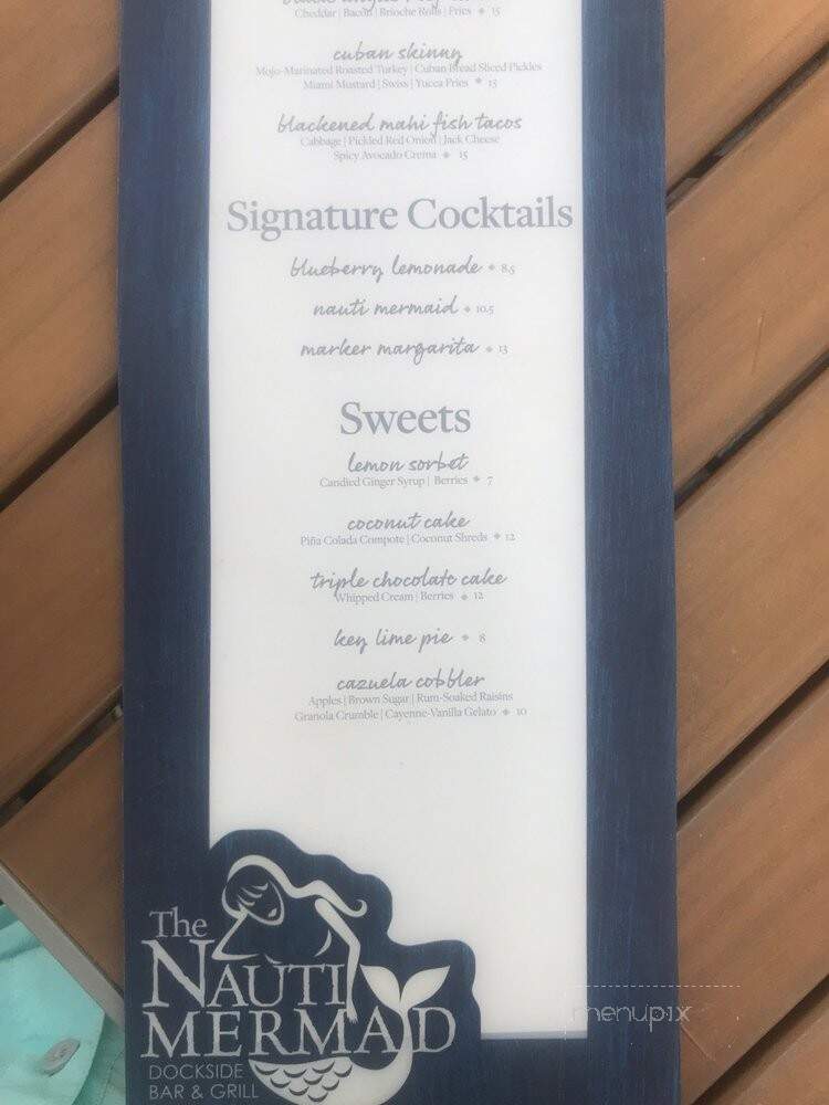 The Nauti Mermaid Dockside Bar & Grill - Cape Coral, FL menu_pic