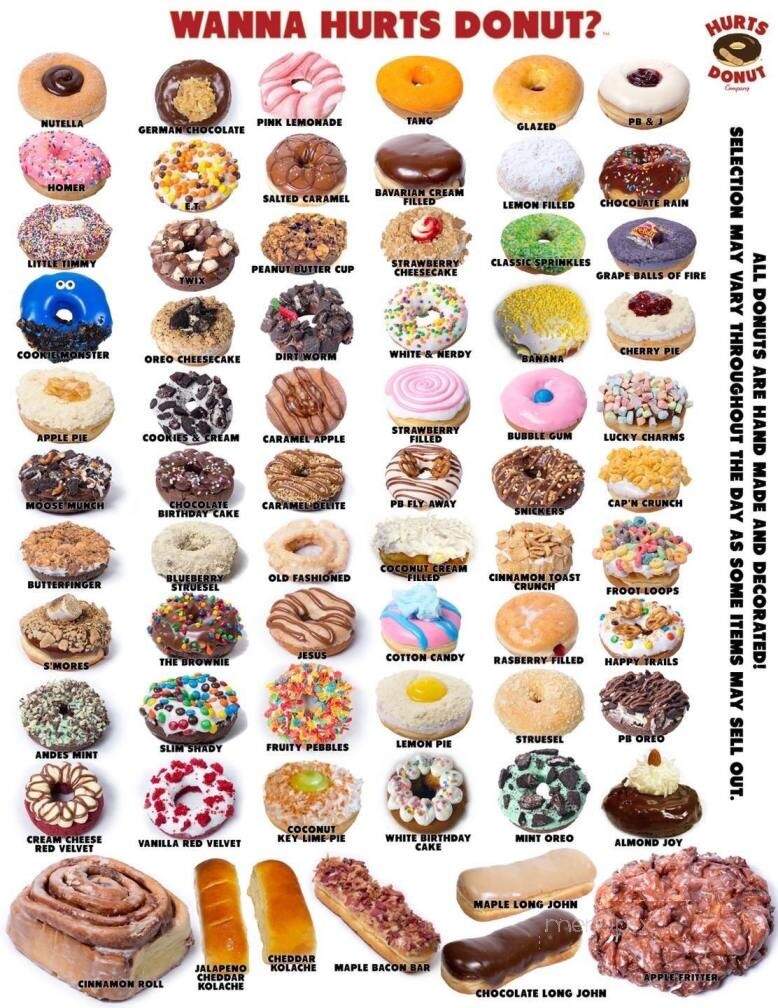 Hurts Donut - Branson, MO menu_pic