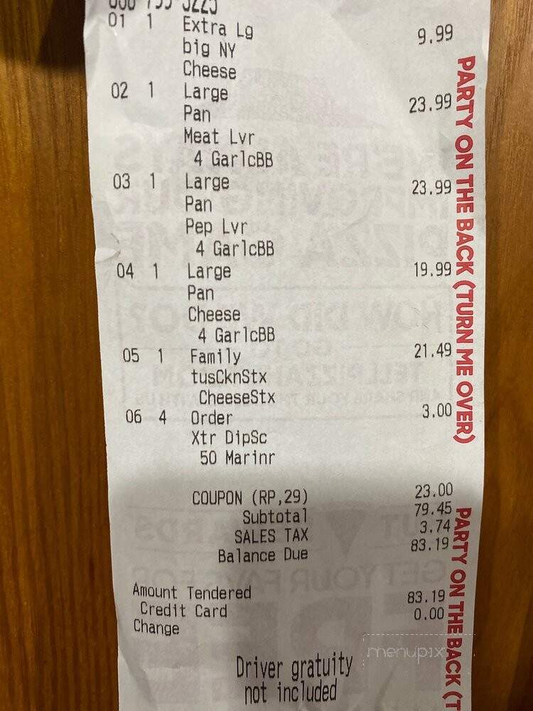 Pizza Hut Nanakuli - Waianae, HI menu_pic