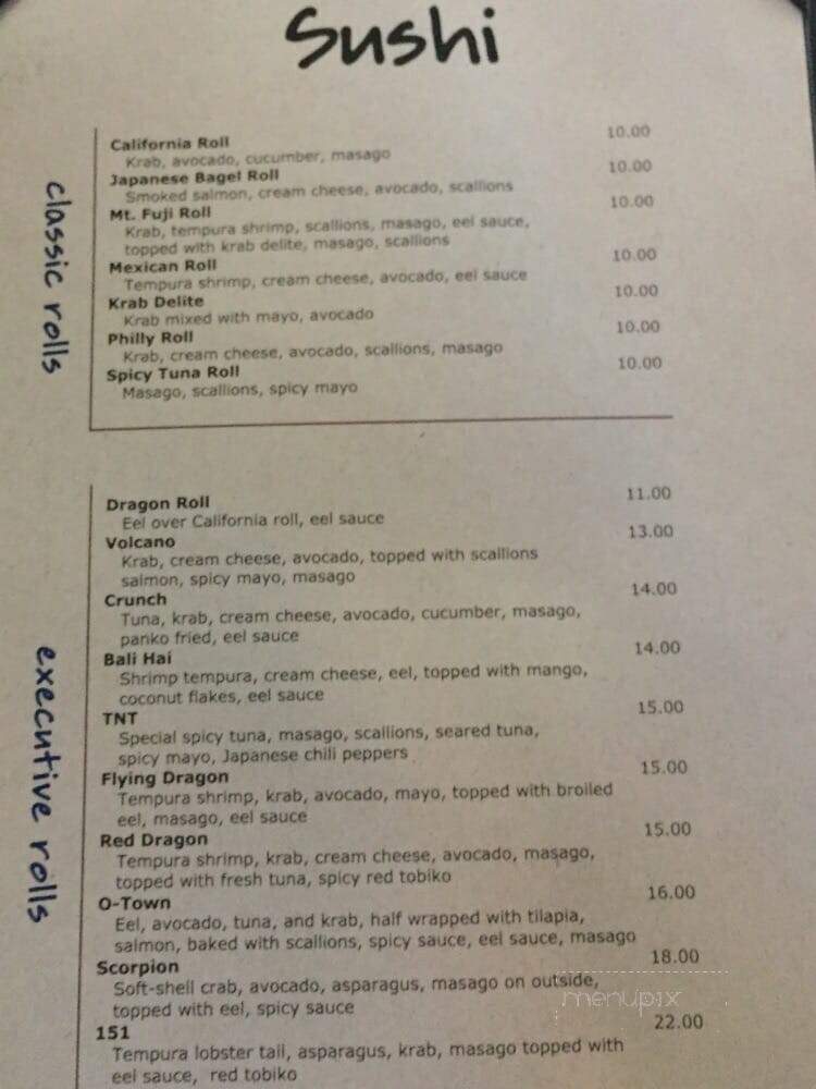 Jernigan's Restaurant - Orlando, FL menu_pic