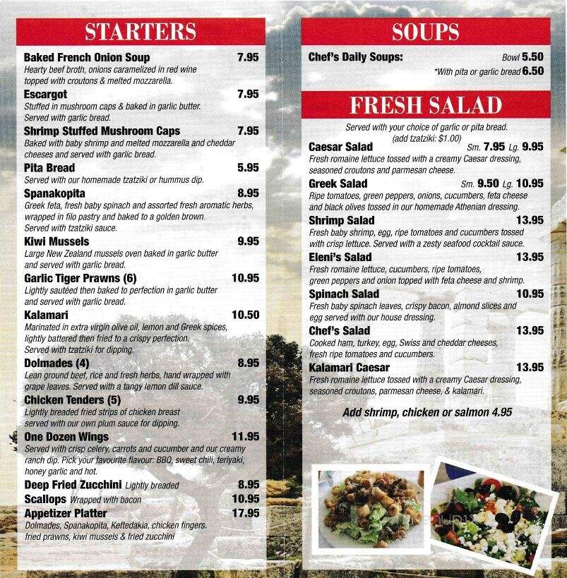 Elenis Restaurant - Mission, BC menu_pic