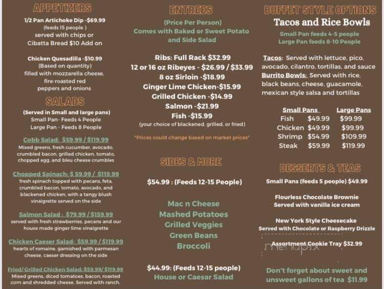 Ironwood Grill - Texarkana, TX menu_pic